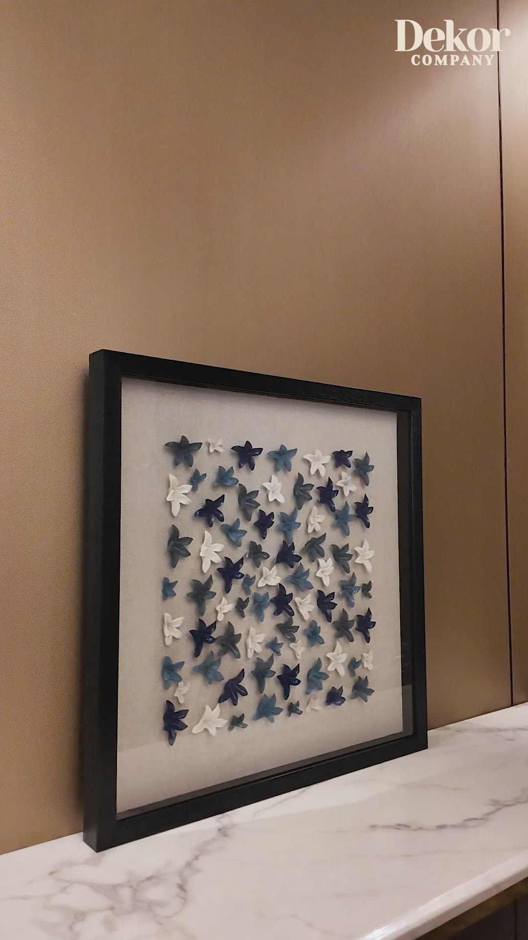 Floral Symphony Shadow Box for Wall Decoration & Wall Art