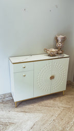 Cosmic Echo Wooden Console Table With Storage For Home & Crockery Storage Cabinet / Crockery Unit