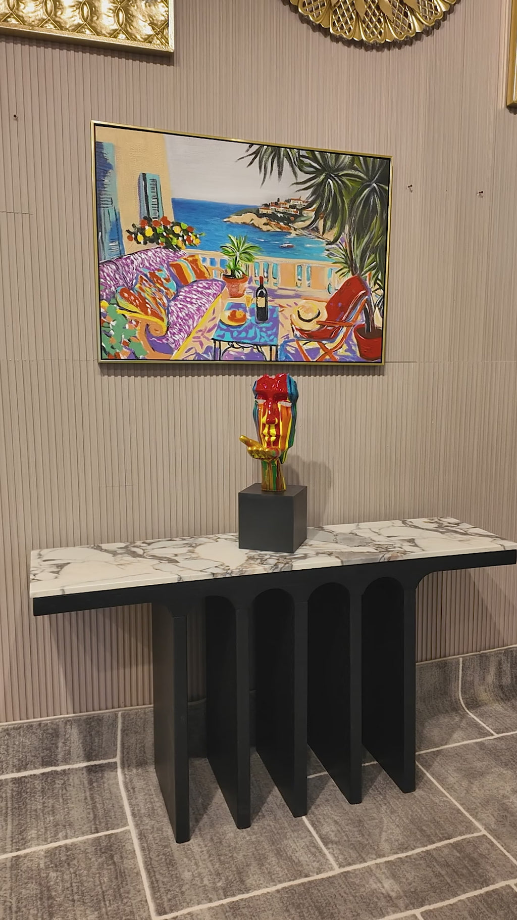 Monument Curve Console Table For Home and Item for Home Decoration Item