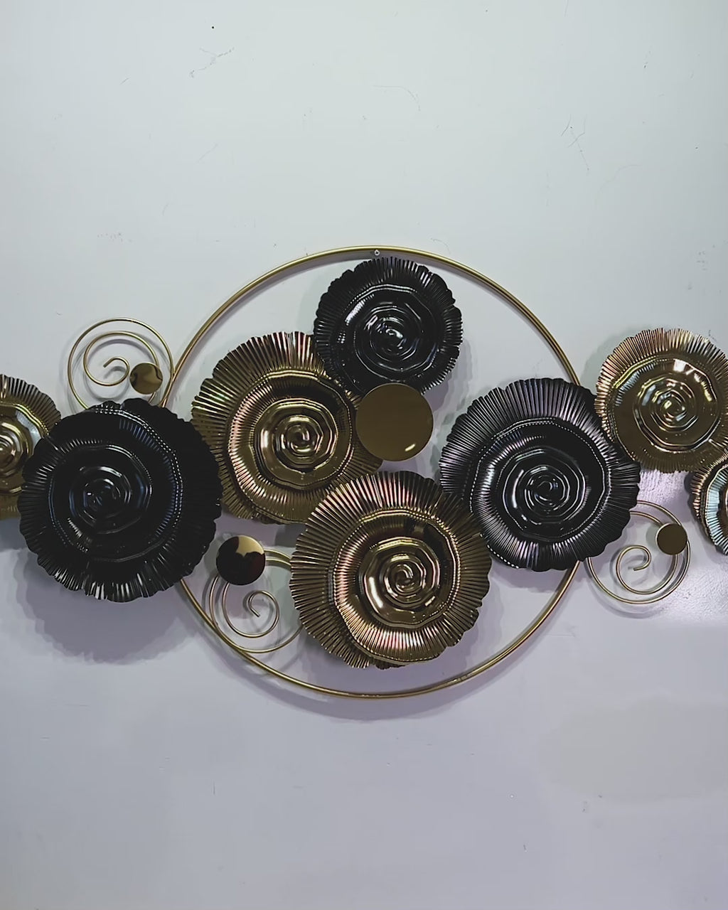 Galactic Waves Metal Art for Wall