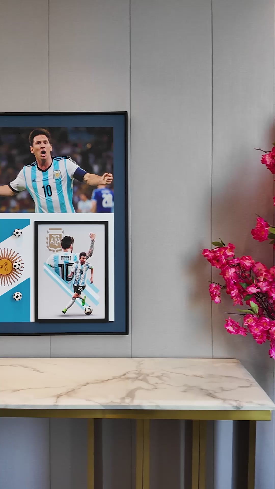 The No. 10 Legacy Pop Art Shadow Box & Wall Decoration Item