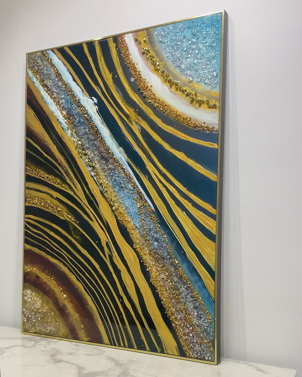 Mystic Melange Resin Paintings Modern Art