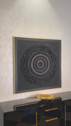 Whispers of Infinity Modern Wall Art (40 x 40 Inches)