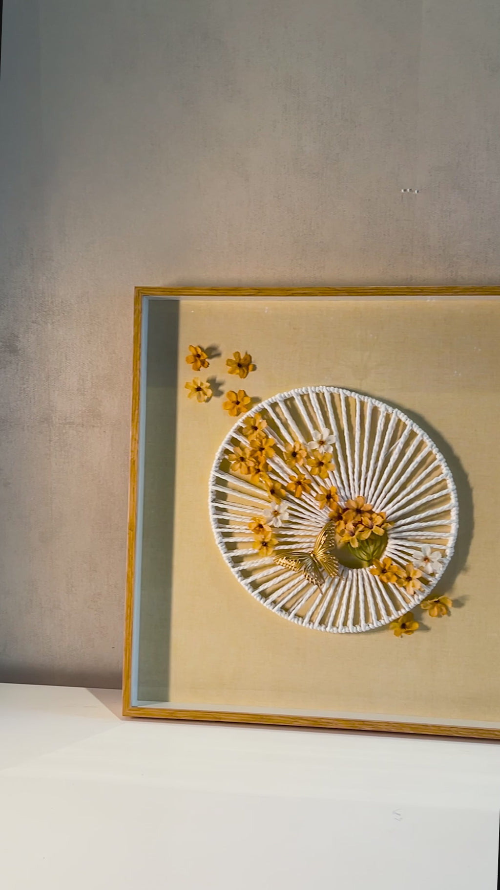 Butterfly Garden Shadow Box and Wall decoration item