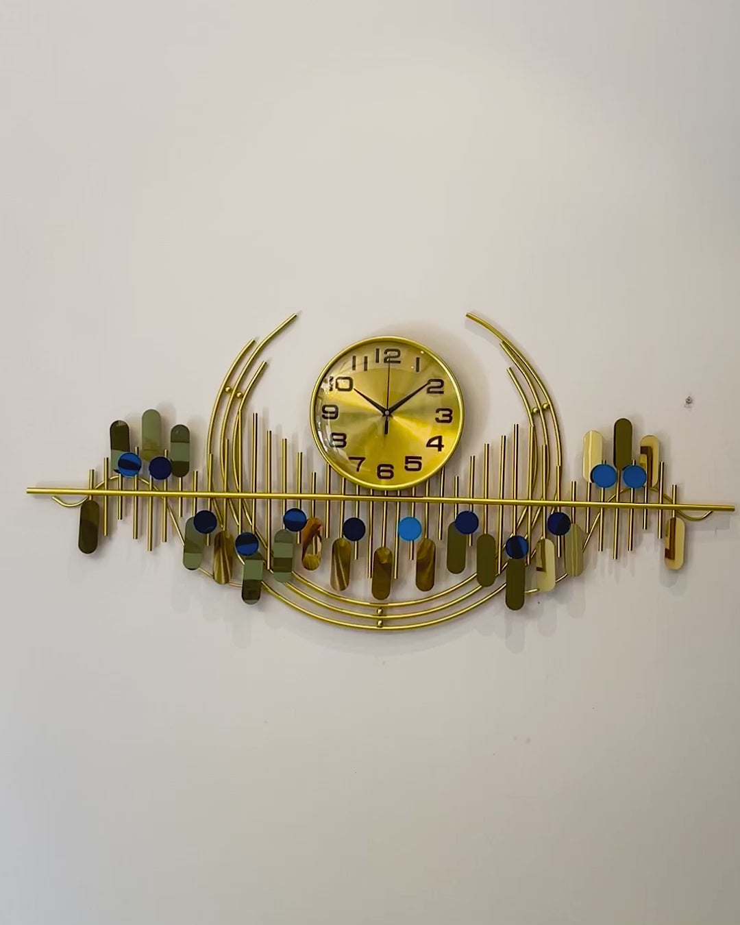 Retro Revival Metal Wall Art Clock Buy Wall Clock Online