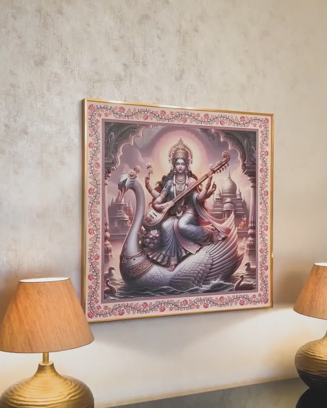 Sangeet Vandana – Maa Saraswati Painting for Home