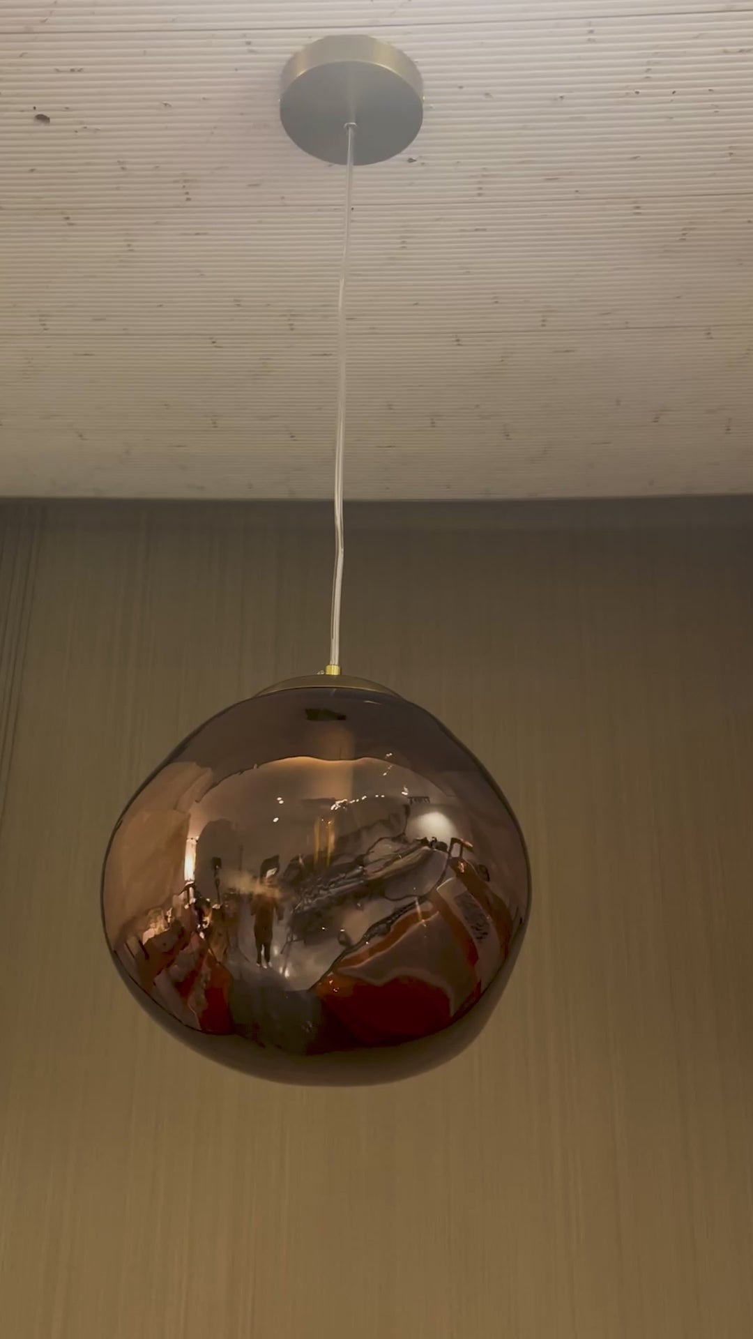 Lumera Drop Ceiling Light For Home & Home Decoration Item - Amber