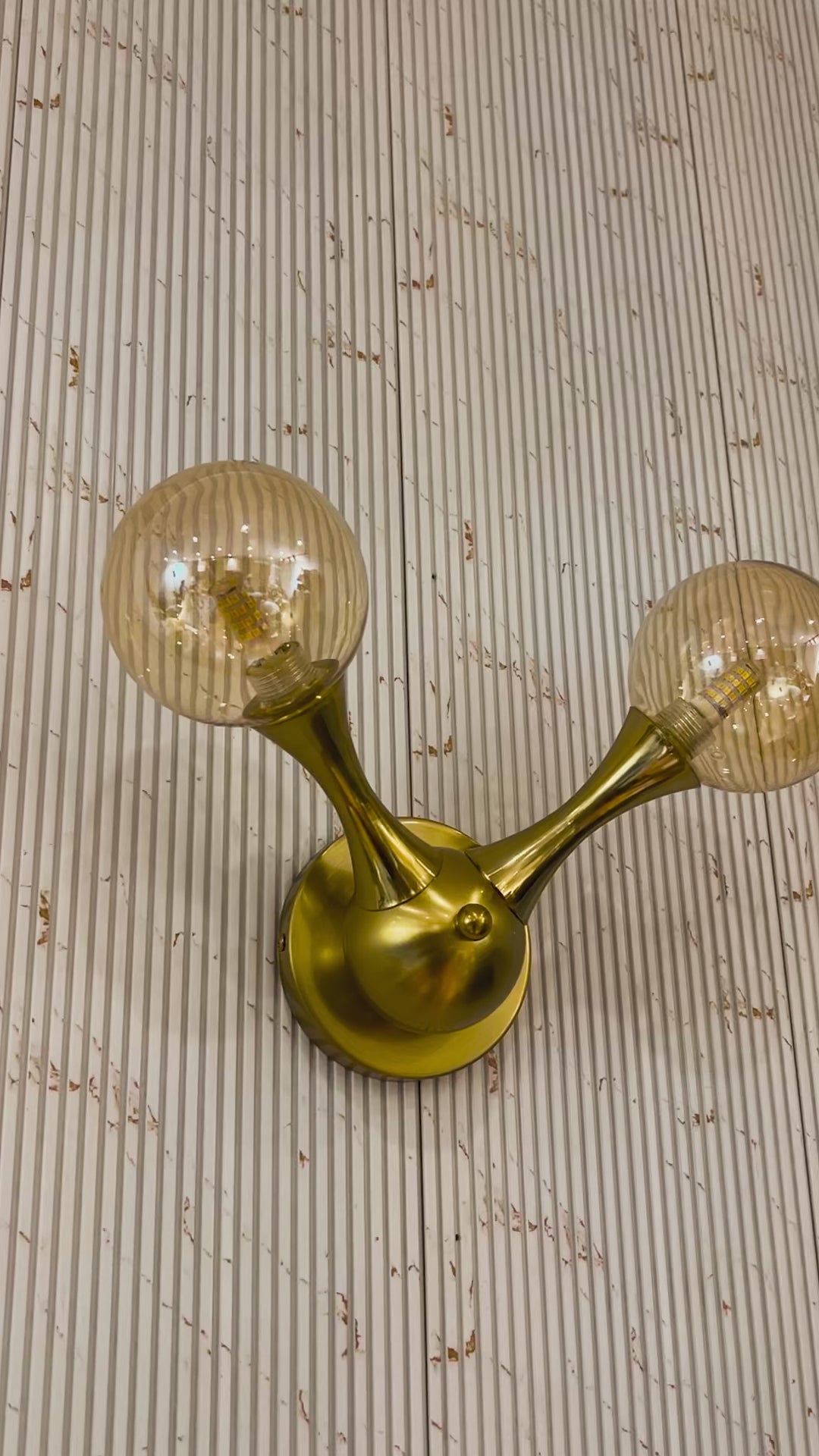 Serene Orbit Wall Lamp for Home & wall Décor item - White Bulb