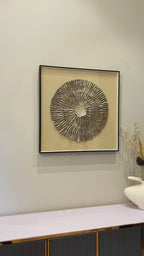 Oceanic Shell Shadow Box for Wall Decoration
