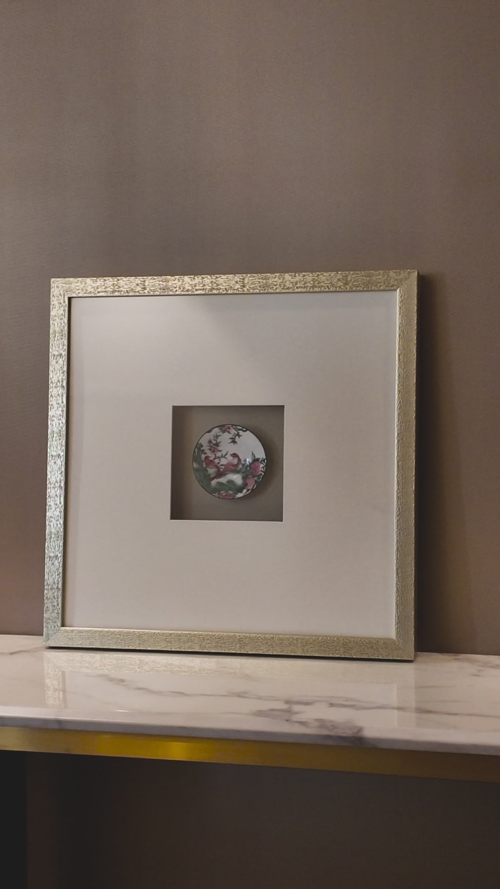 Oriental Bloom Shadow Box for Wall Decoration & Wall Art