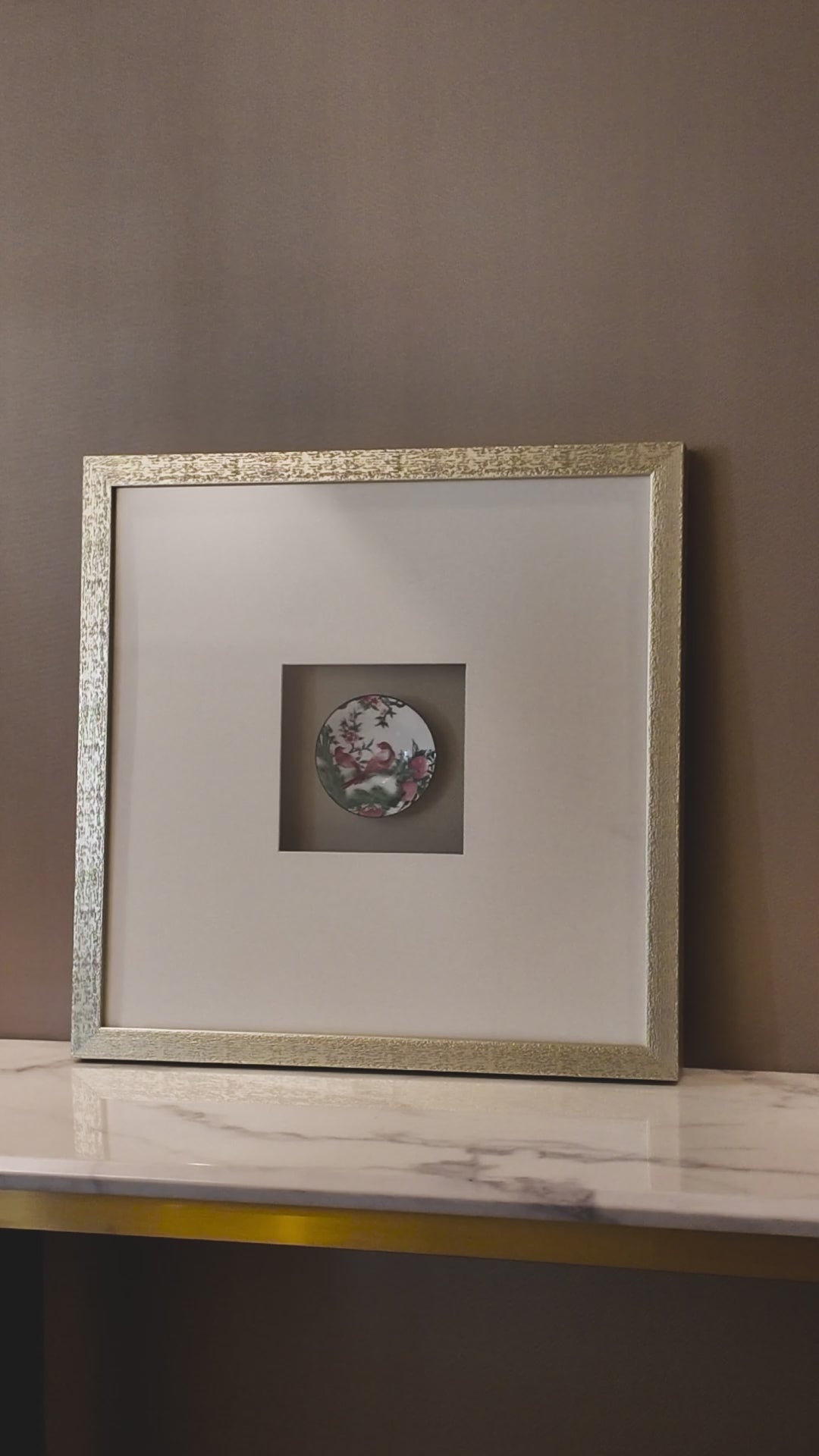 Oriental Bloom Shadow Box for Wall Decoration & Wall Art