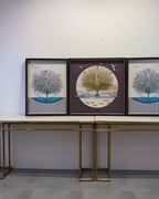 Ethereal Oasis Shadow Box Wall Decoration Piece - Set of 3