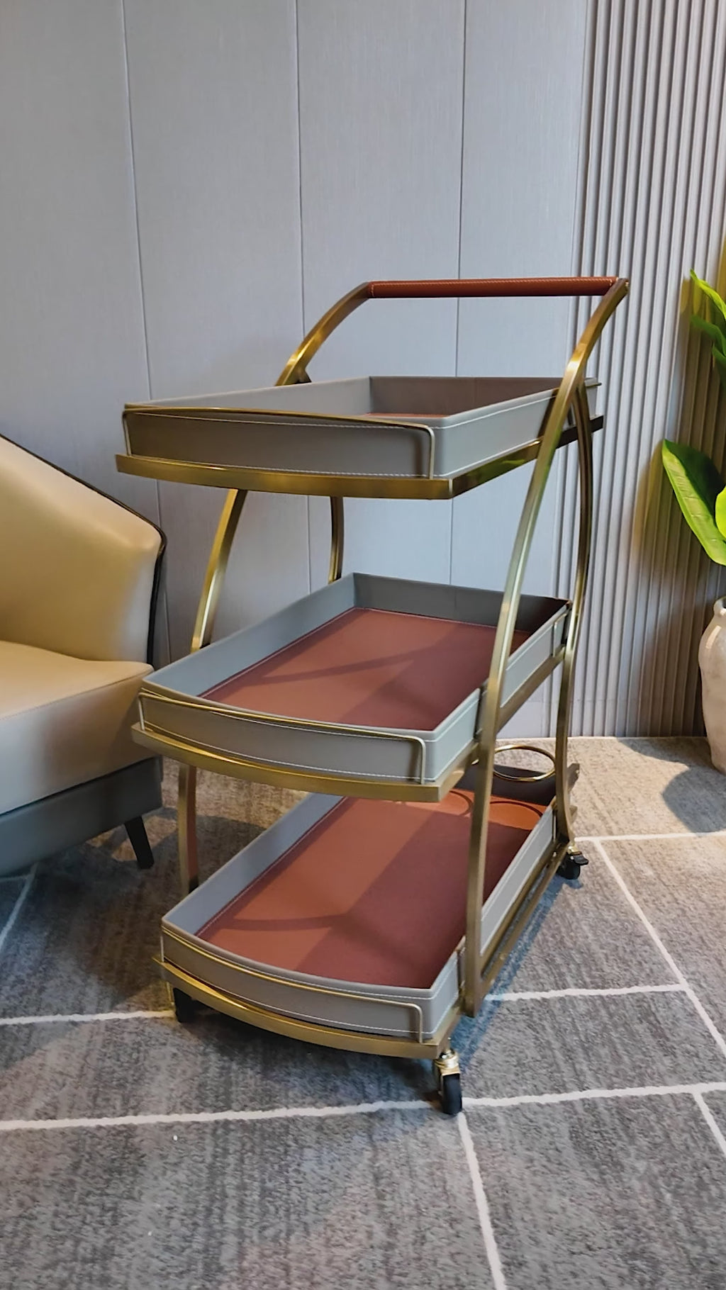 Aurelia Drinks Trolley for Bar
