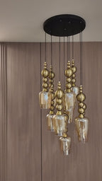 Luminous Galaxy Chandelier for Home & Item for Home Decoration