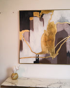 Serenade of Colours Hand painted Painting for Wall Art Painting (With outer Floater Frame)