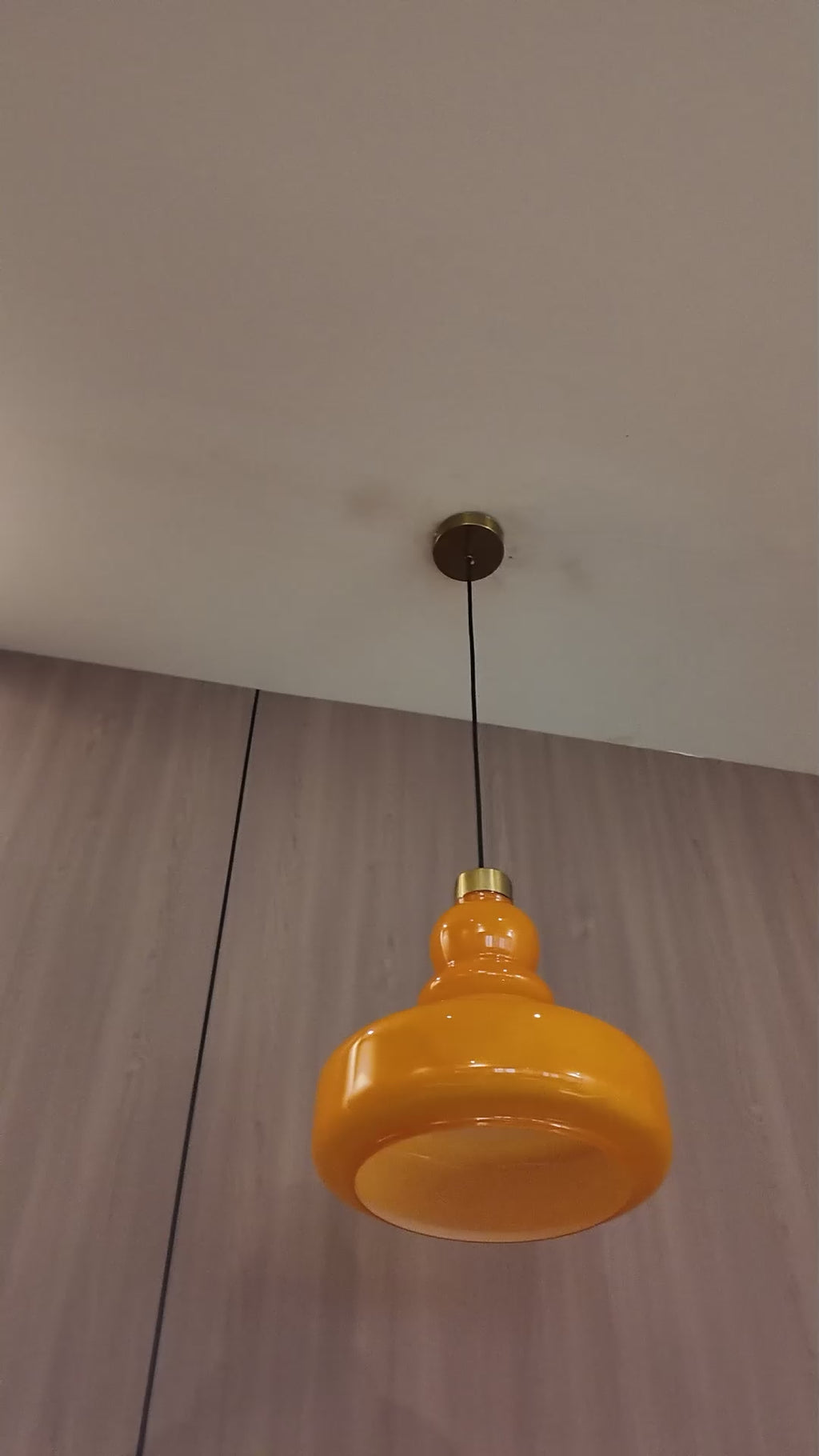 Halo Stack Pendant Light For Home & Item for Home Decoration  - Orange