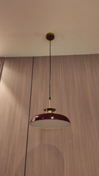 Cobalt Halo Hanging Light For Living Room & Home Decoration item - Red