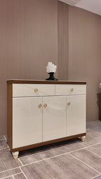 Elysian Storage Cabinet and Console Table For Home & Crockery Storage Cabinet / Crockery Unit
