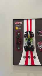 Renault F1 Victory Pop Art Shadow Box & Wall Decoration Items
