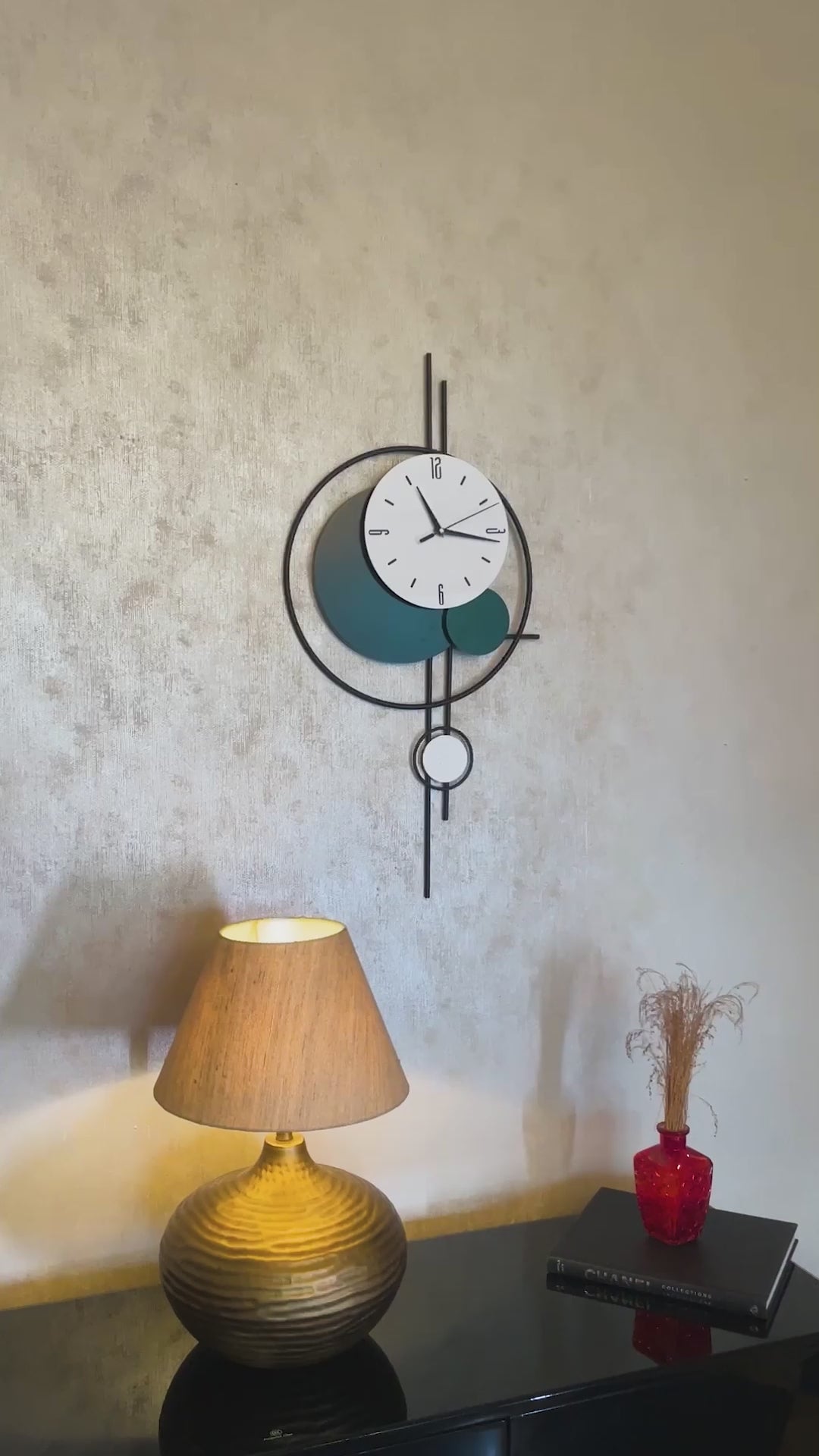 Aurum Allegory Metal Wall Art Clock Buy Wall Clock Online