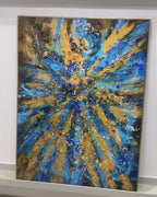 Glimmering Aurora Resin Art Paintings