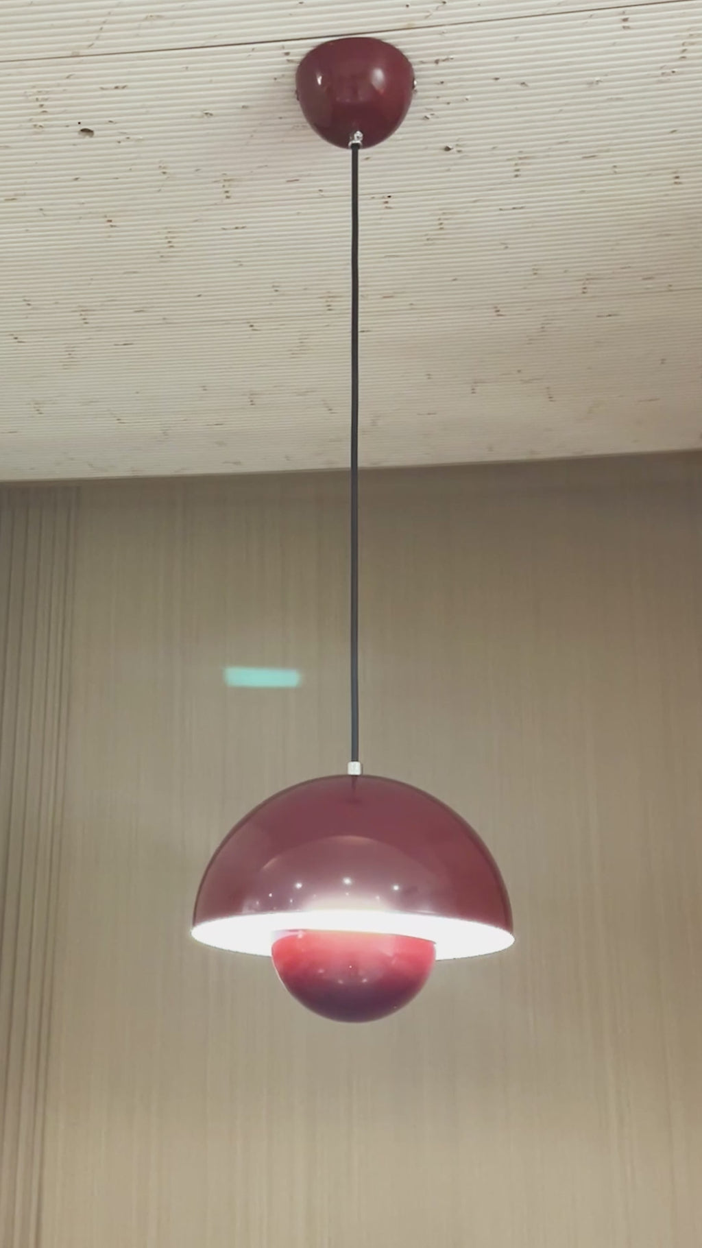 Vibe Dome Pendant Light For Home & Item for Home Decoration - Reddish-Brown