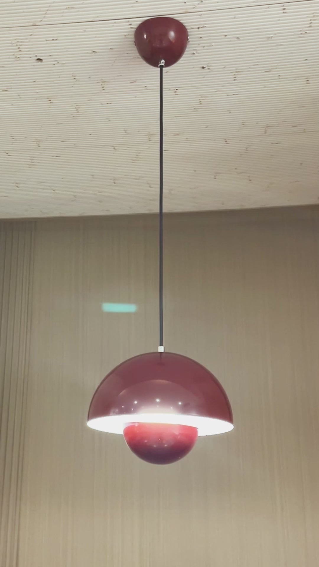 Vibe Dome Pendant Light For Home & Item for Home Decoration - Reddish-Brown