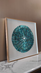 Ocean Vortex Shadow Box Wall Decoration Item
