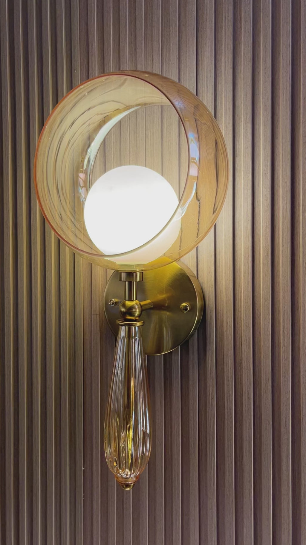 Opaline Eclipse Wall Light for Living Room & Item for Wall Decoration