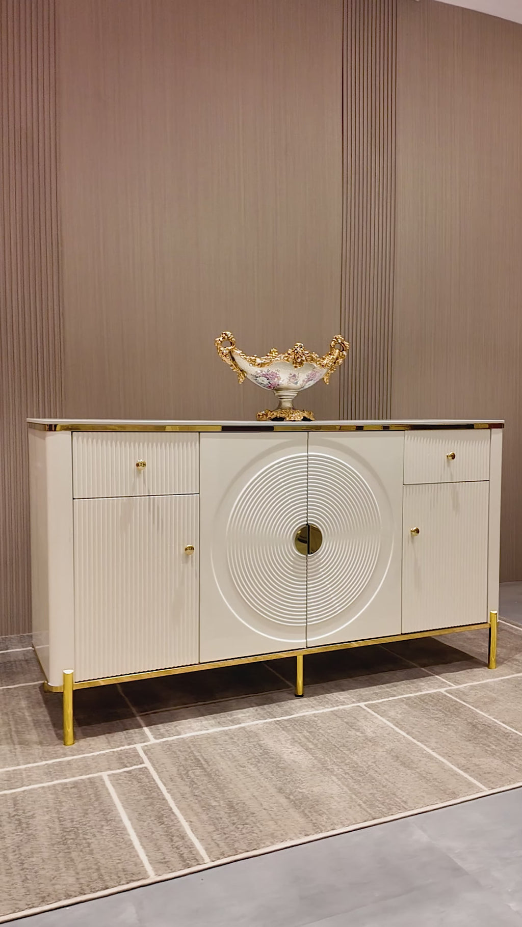 Orbit Grande Storage Cabinet and Console Table For Home & Crockery Storage Cabinet / Crockery Unit