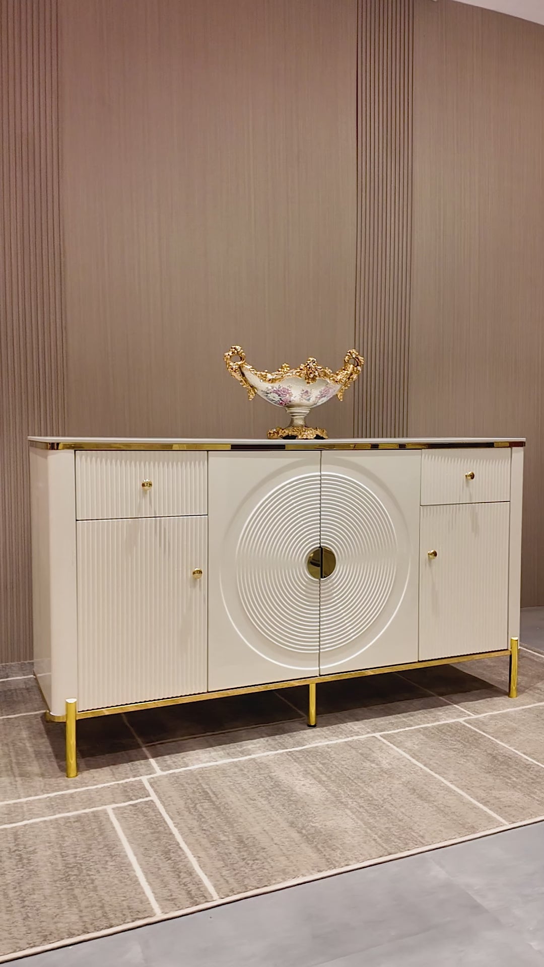 Orbit Grande Storage Cabinet and Console Table For Home & Crockery Storage Cabinet / Crockery Unit