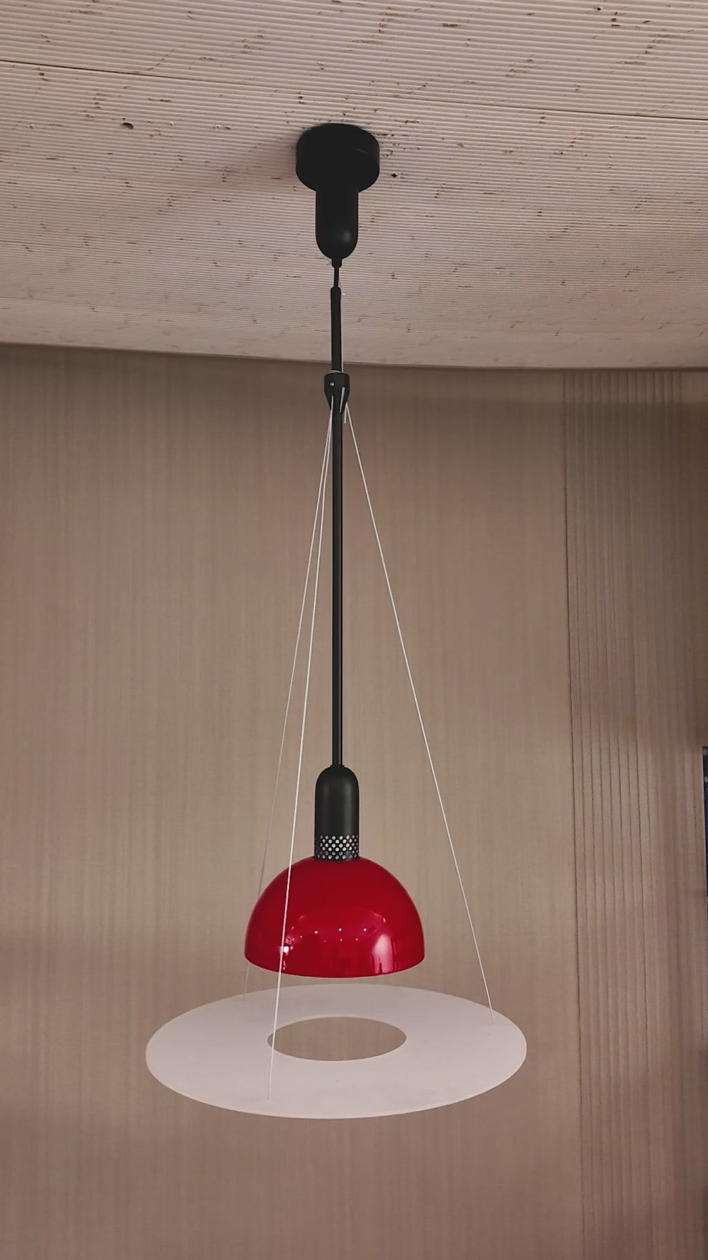 Cosmo Aura Ceiling light For Home  &  Item For Home Decoration - Red (Italian Designer Collection)
