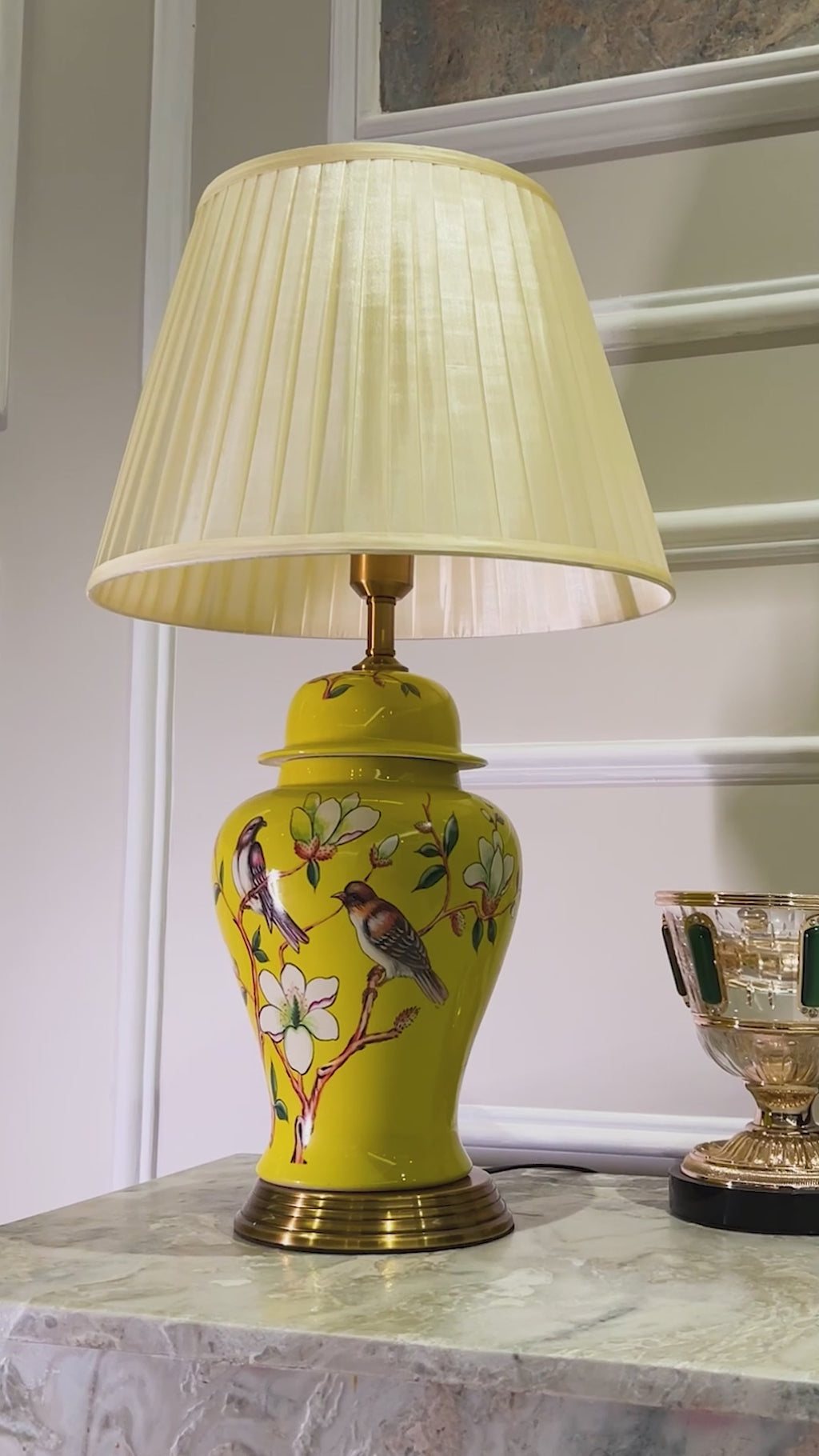 Sunflower Grace Designer Table Lamps for Living Room