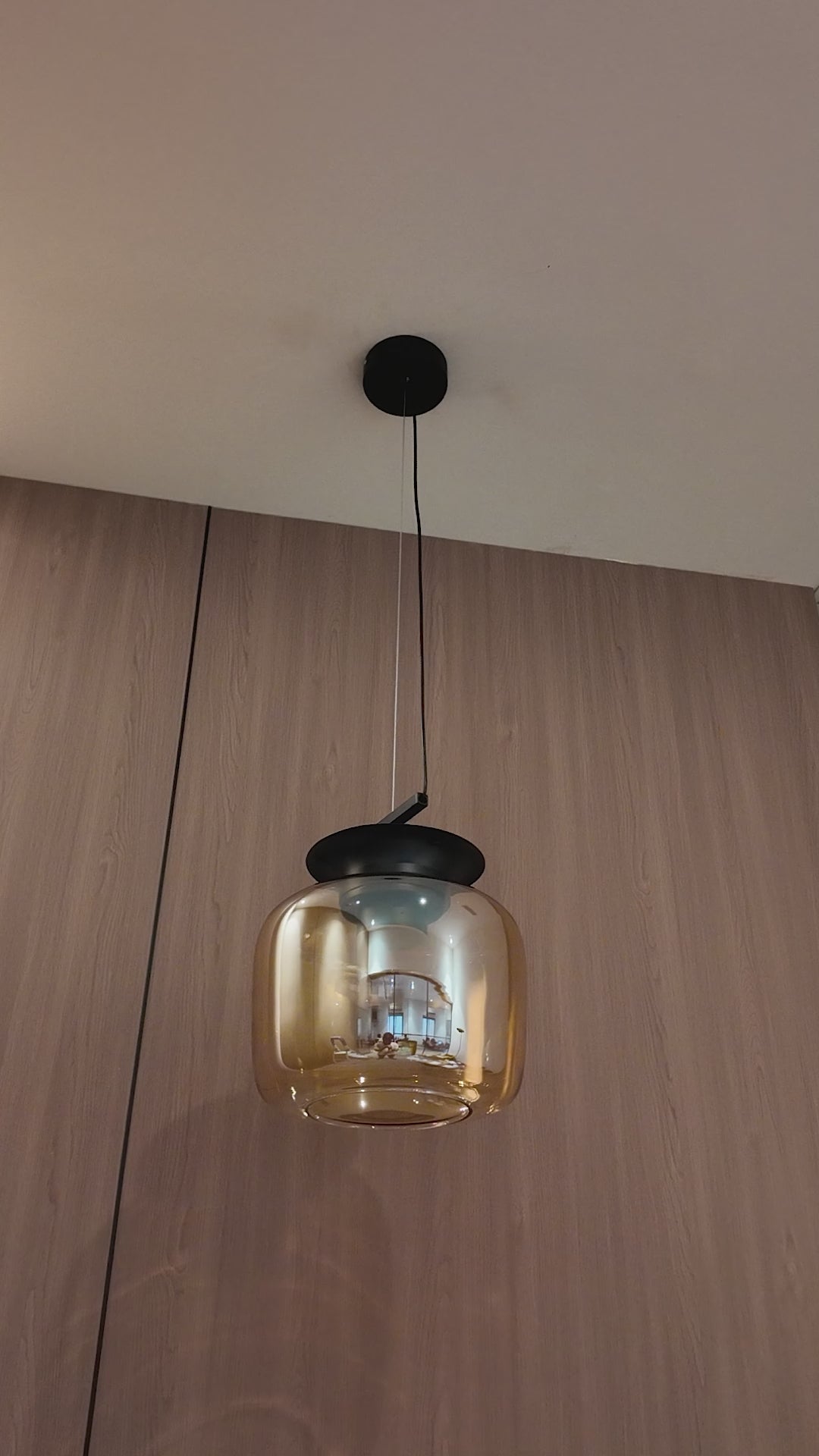Lucia Glow Pendant Light For Living Room & Home Decoration item - Amber