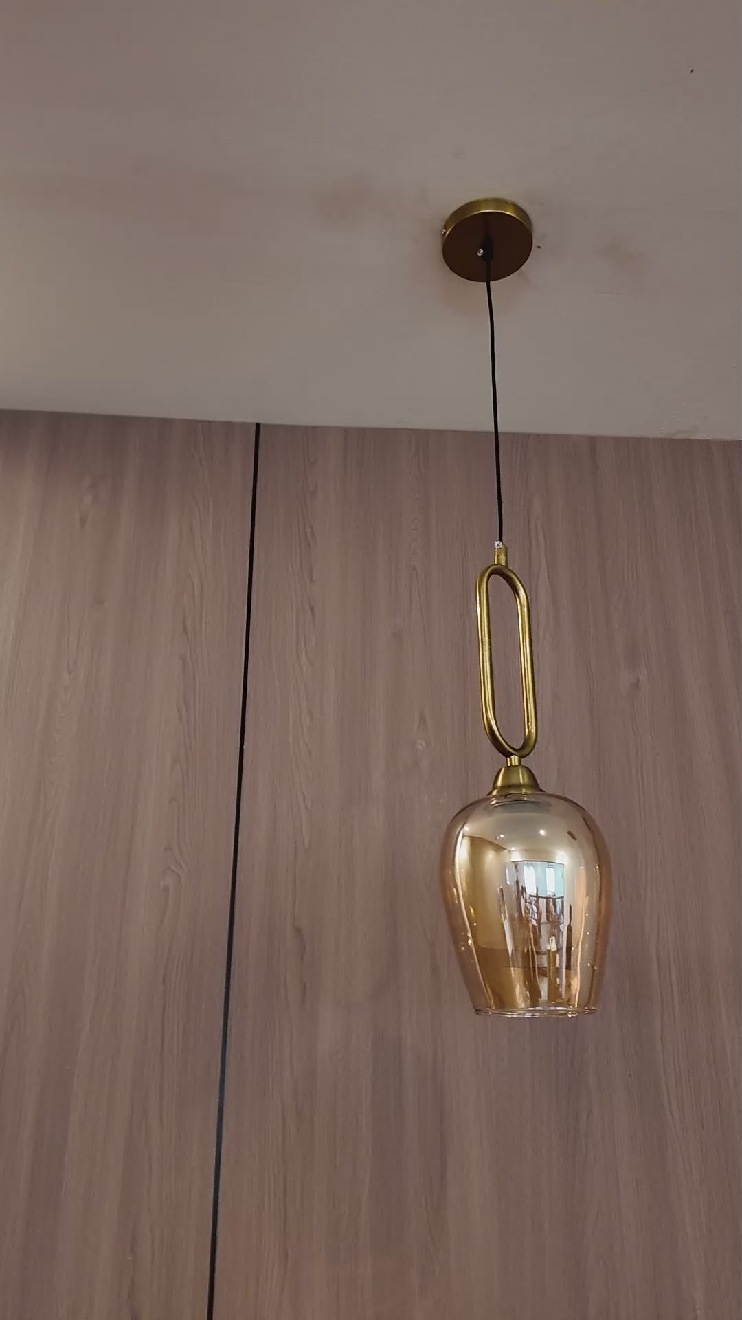 Golden Loop Pendant Light for Home & Item for Home Decoration