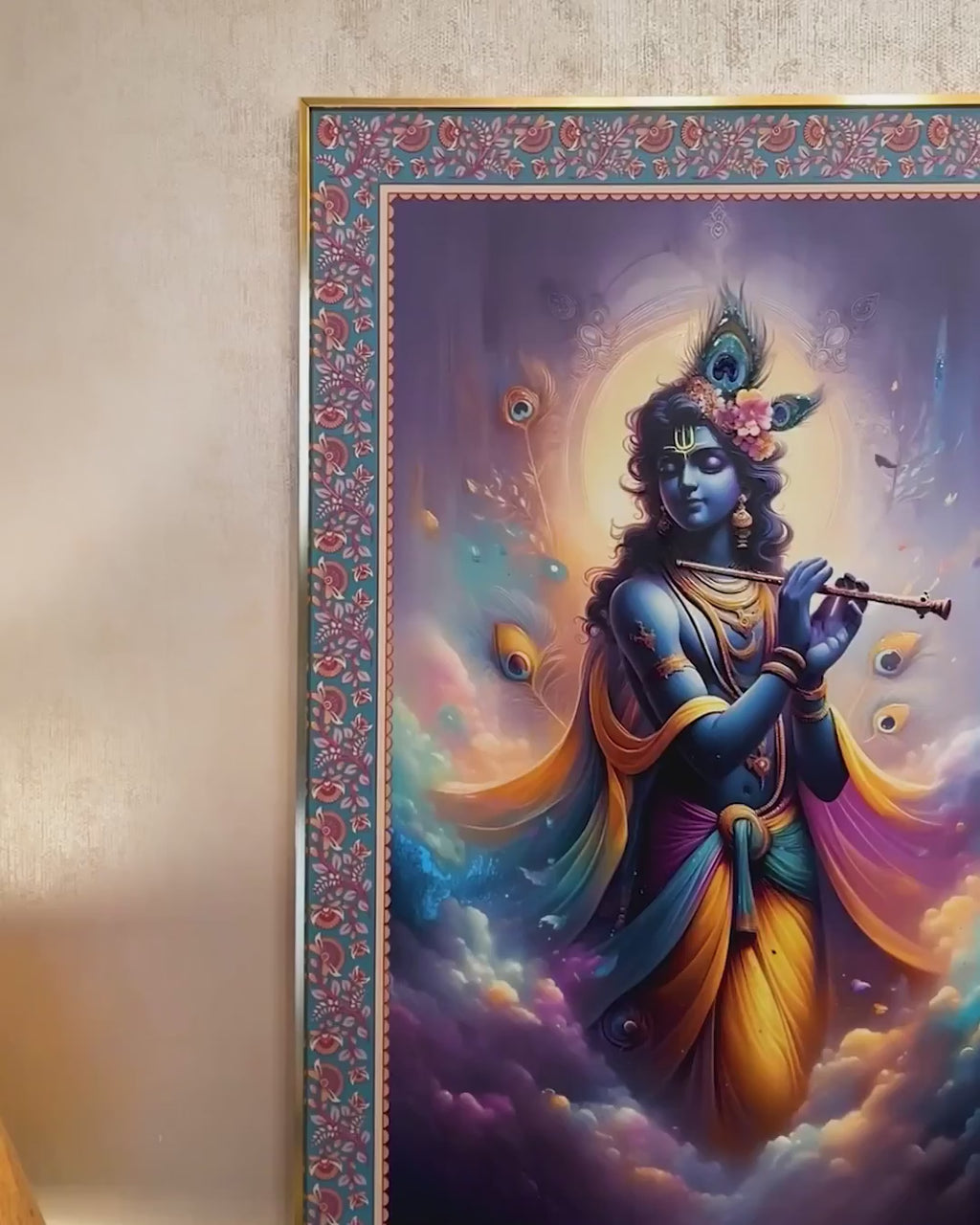 Shree Venu Gopal The Lord Krishna Painting For Home