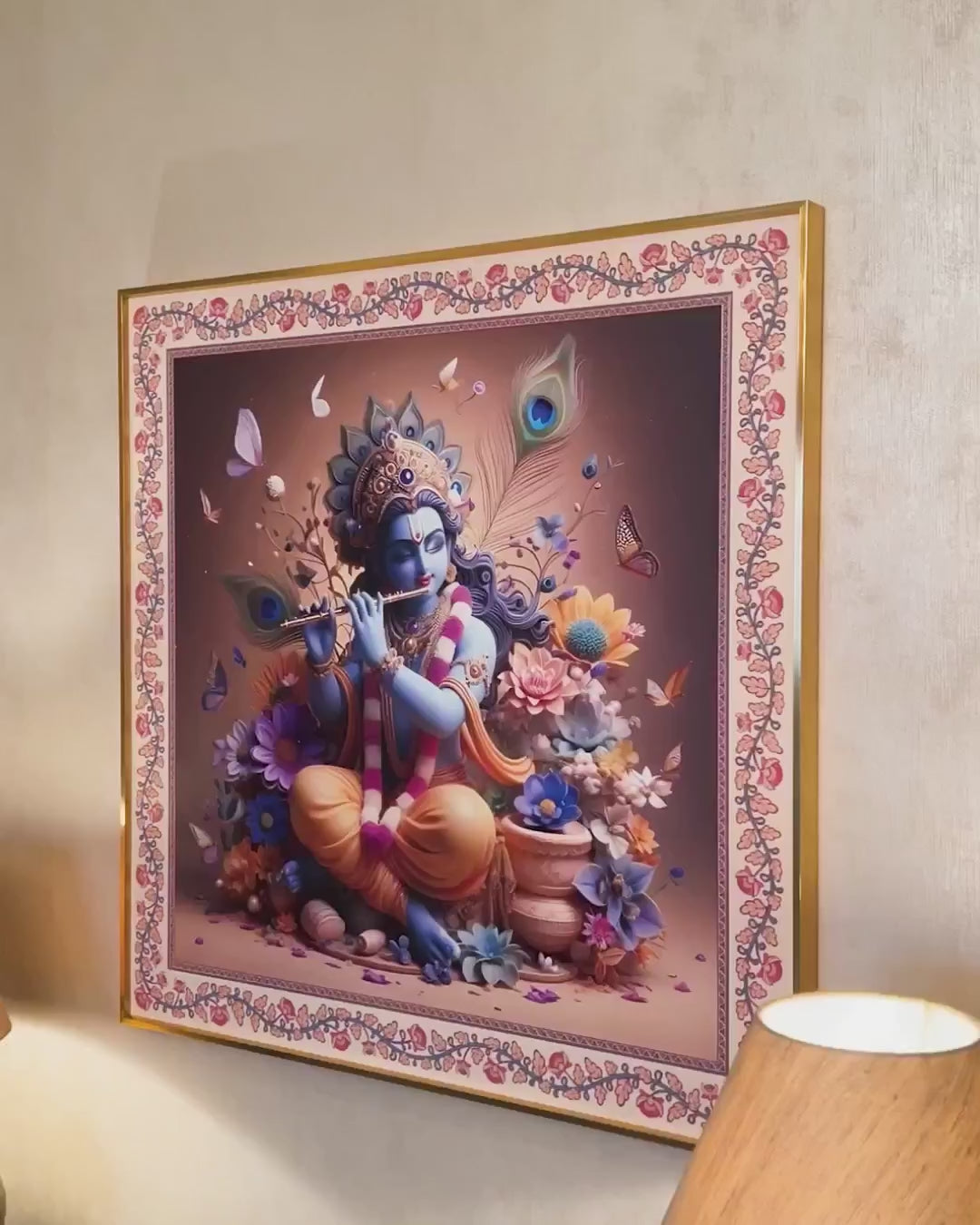 Shri Banke Bihari  The Lord Krishna Painting For Home