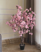 Cherry Blossom Dreamweaver Artificial Plant For Living Room - 4.5 Feet  (Natural Feel)