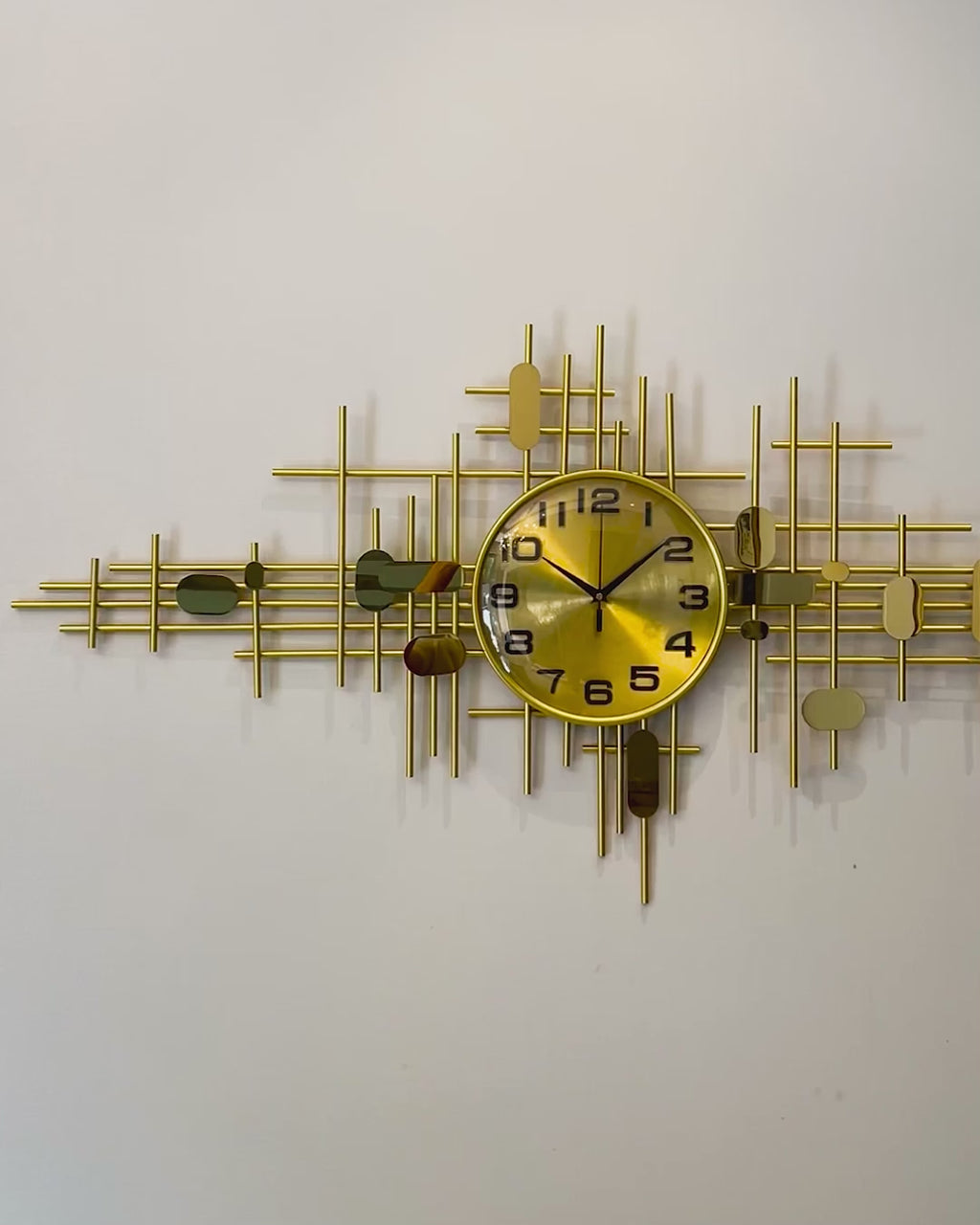 Tempus Terrificus Metal Wall Art Clock & Panel Buy Wall Clock Online