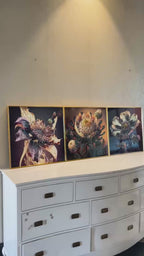 Blossom Dreams Crystal Glass online paintings - Set of 3