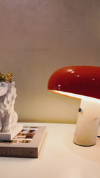 Capstone Glow Table lamp for Home & Item for Home Decoration - Orange (Italian Designer Collection)
