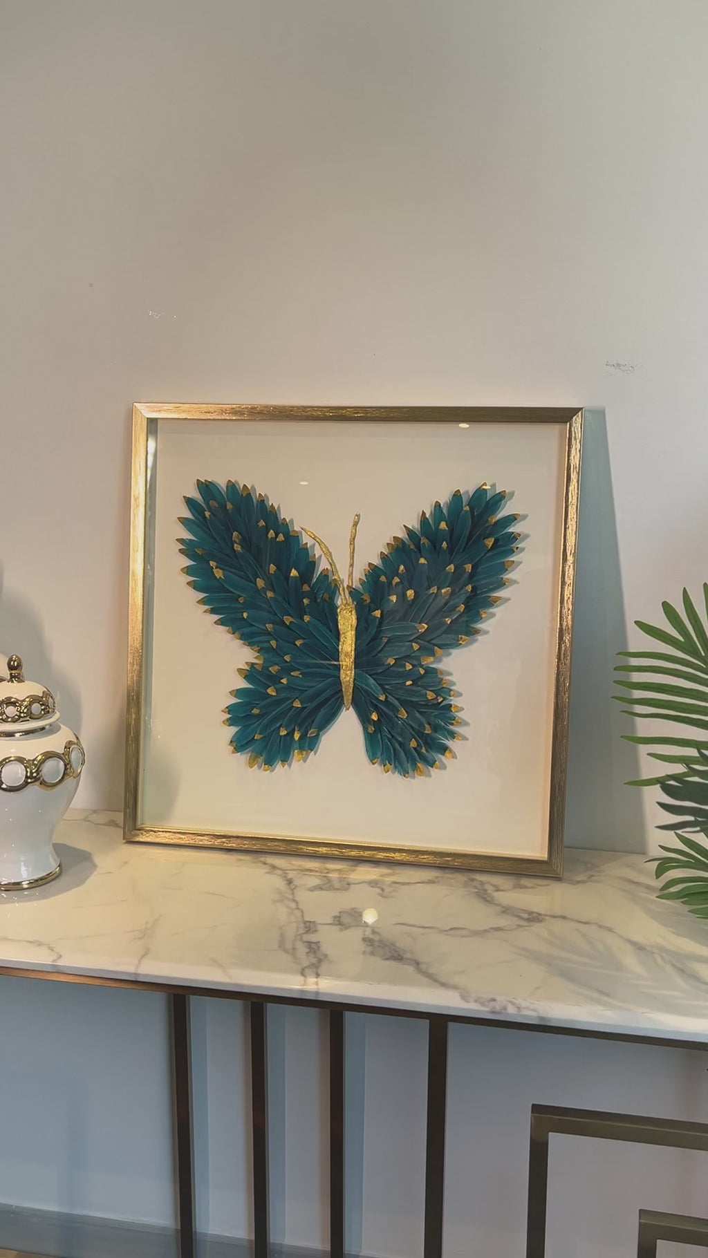 Destiny of the Butterflies Shadow Box Wall Decoration Piece