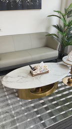 Spectra Eye Coffee Table - Set of 2 (Stainless Steel)