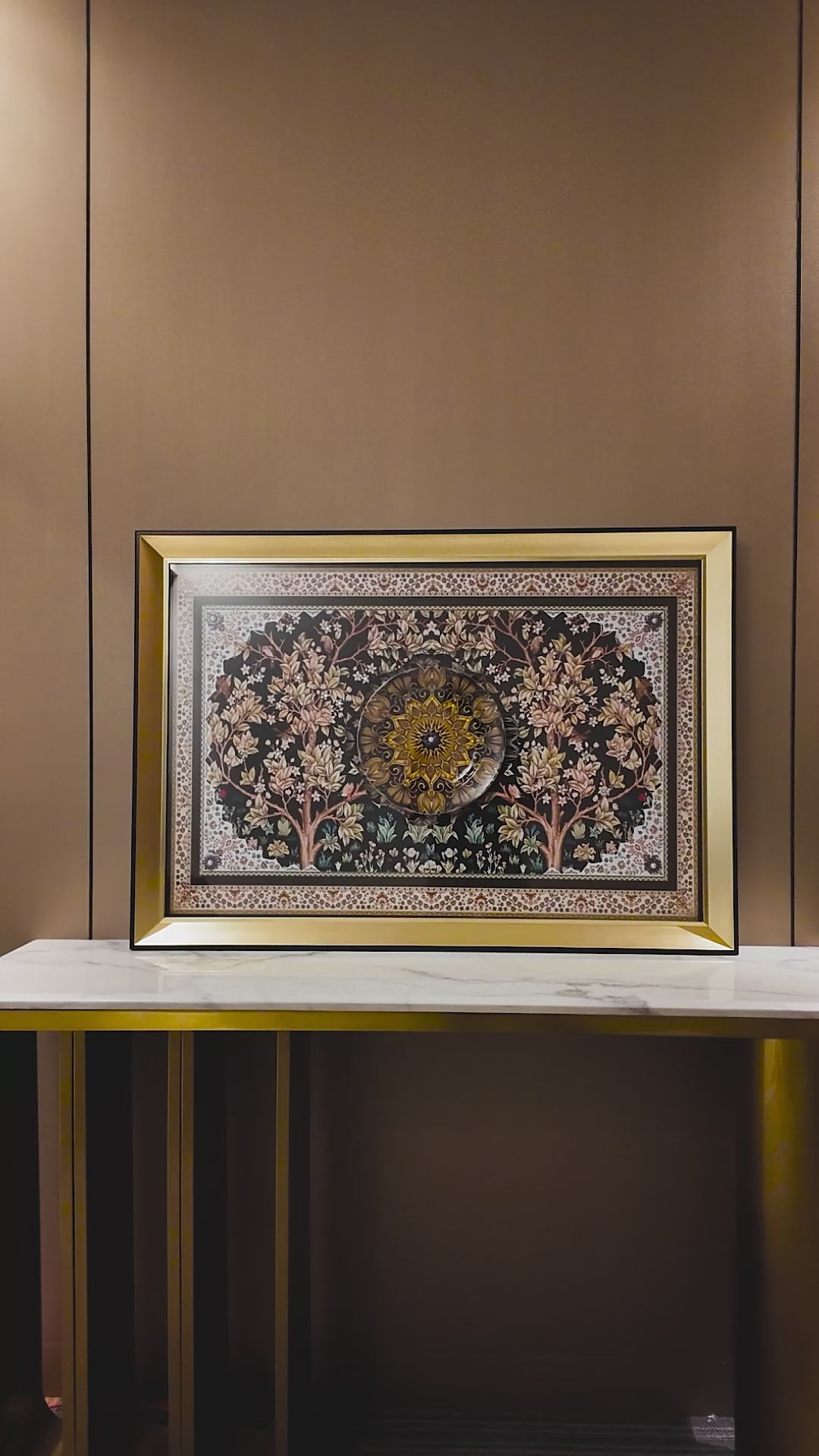 Elysian Bloom Shadow Box for Wall Decoration & Wall Art