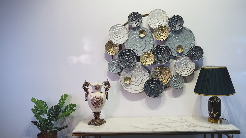 Muscat Circular Discs Wall Decoration Metal Art for Wall