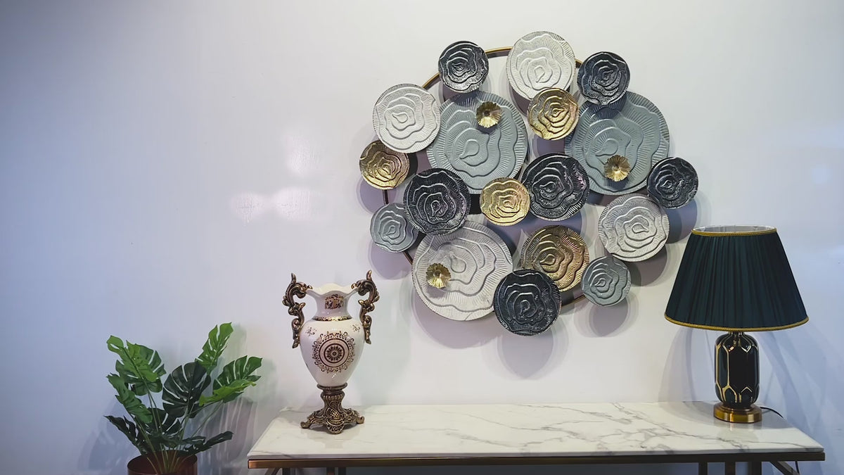 Muscat Circular Discs Wall Decoration Metal Art for Wall