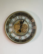 Epoch Elegance Luxury Designer Watches Wall Clock Online With Moving Gear Mechanism Buy Wall Clock Online (Steel Body)