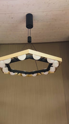 Golden Hour Glow Ceiling Light For Living Room
