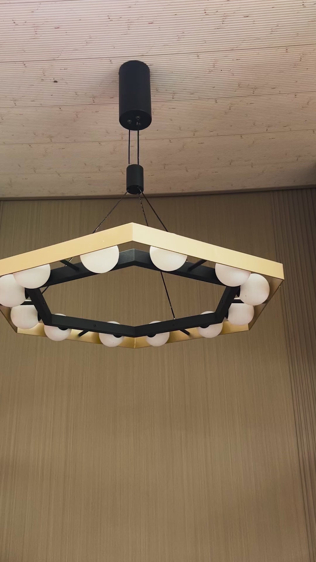 Golden Hour Glow Ceiling Light For Living Room