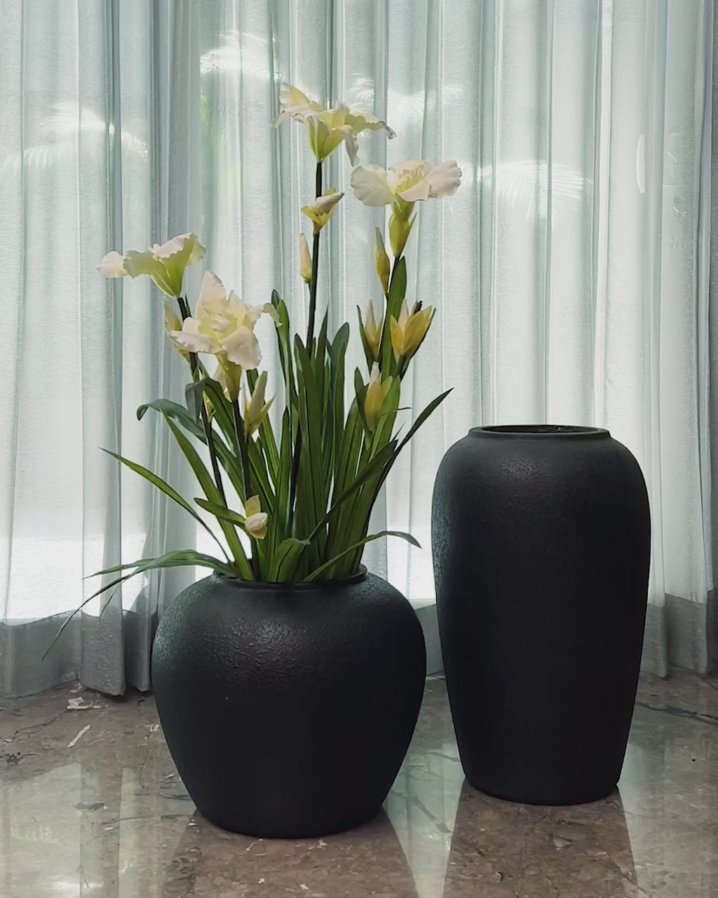 Monochrome Bloom Planter Indoor Planters For Home - Big